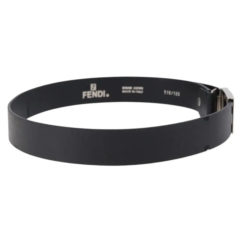Fendi Leather Belt Black